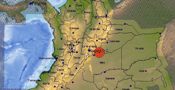 Fuerte temblor de magnitud 6.5 se sintió en Antioquia