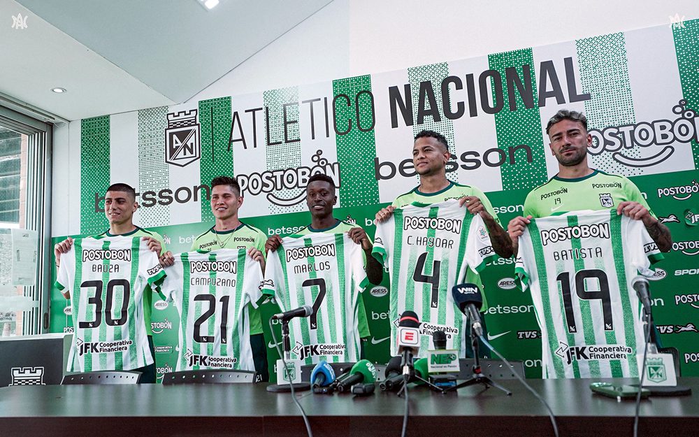 Nacional presentó sus nuevos refuerzos y así cerró el mercado de pases