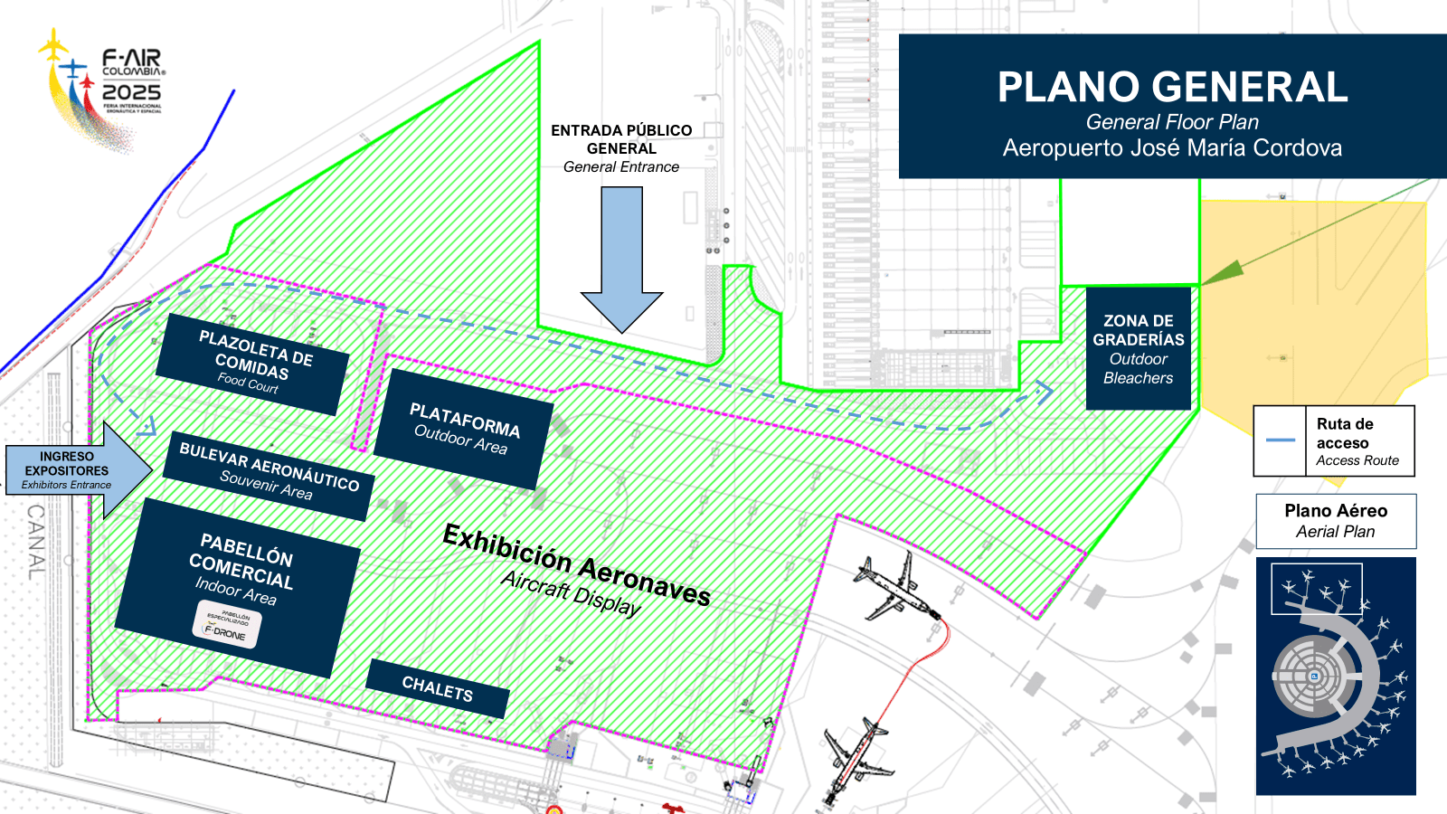 Lo que necesita saber para disfrutar la Feria Aeronáutica: conozca la agenda del fin de semana 