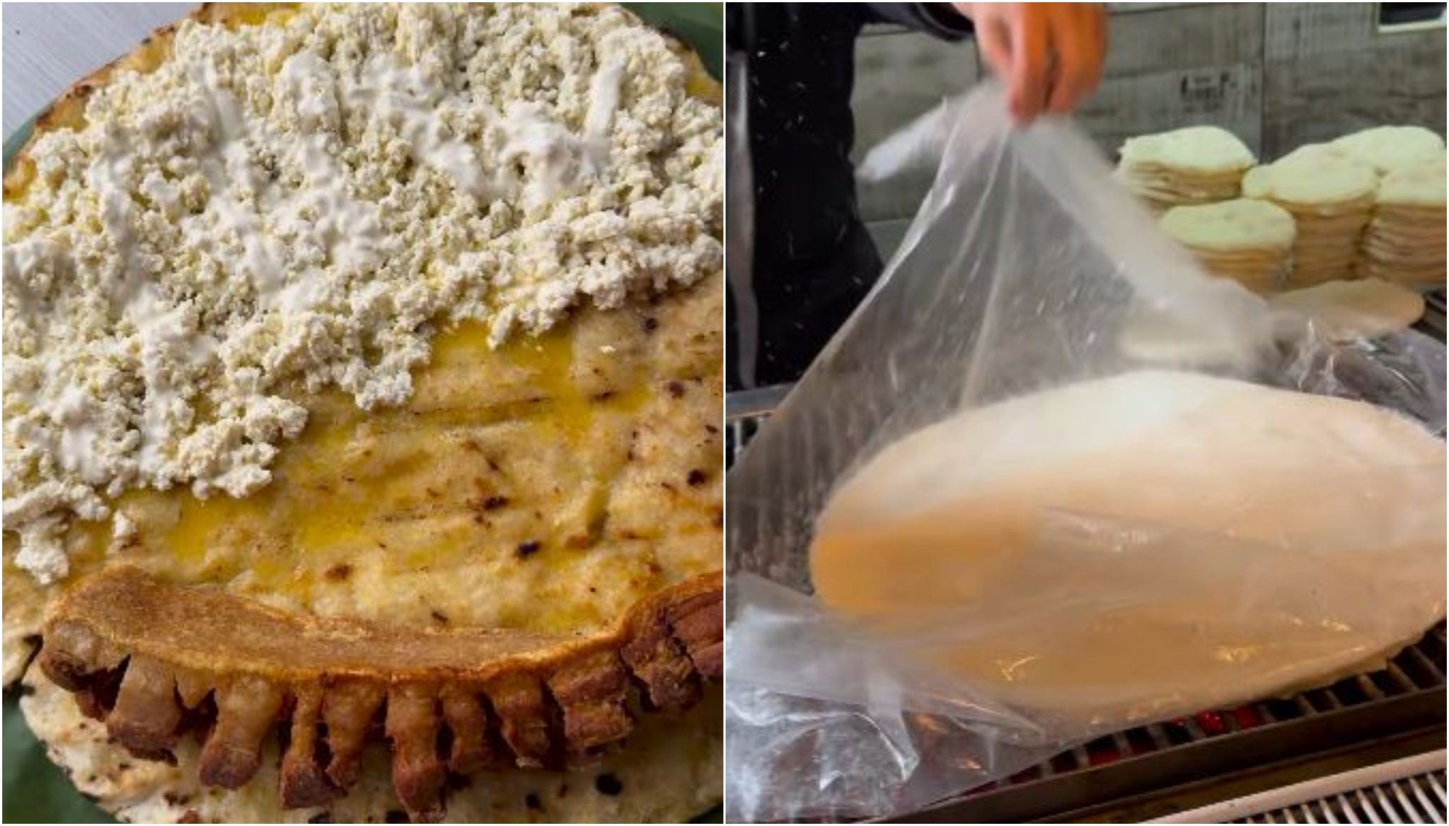 ¿Viene a la Feria de las Flores? Este es el lugar donde venden la arepa gigante de un kilo