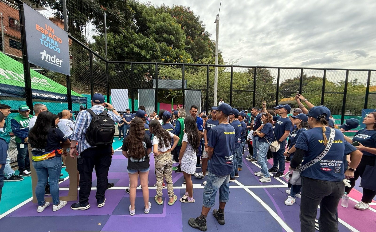Inder Medellín renovó tres canchas con alianza público-privada: así quedaron
