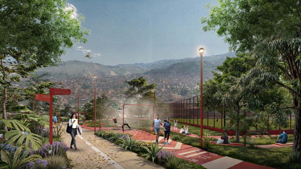 Así será el Parque Primavera Norte que transformará el espacio público en este sector de Medellín
