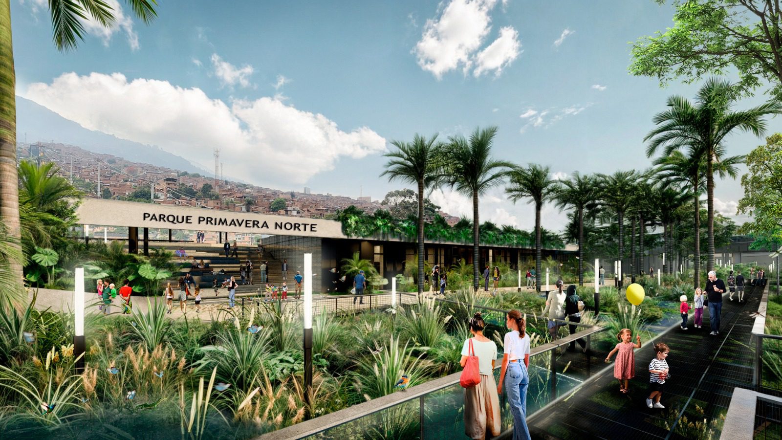 Así será el Parque Primavera Norte que transformará el espacio público en este sector de Medellín