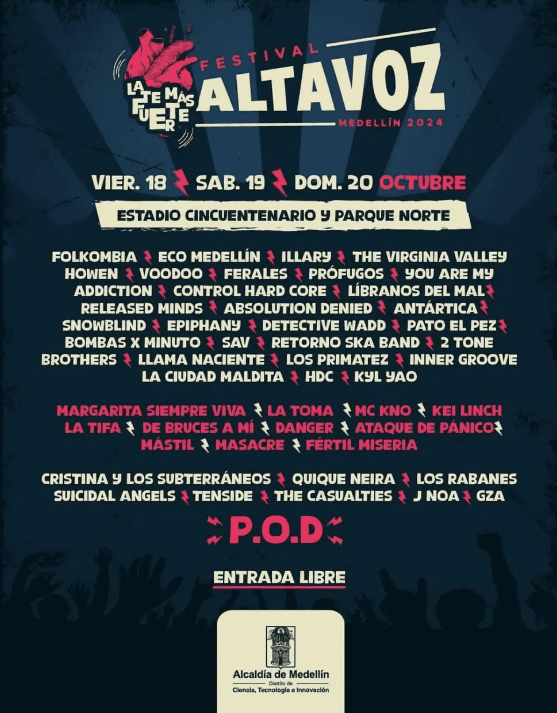 Cartel Altavoz 2024
