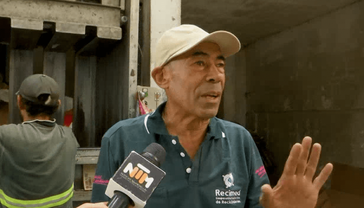 Aníbal, es el primer reciclador que se pensionará en el país luego de ejercer por 40 años