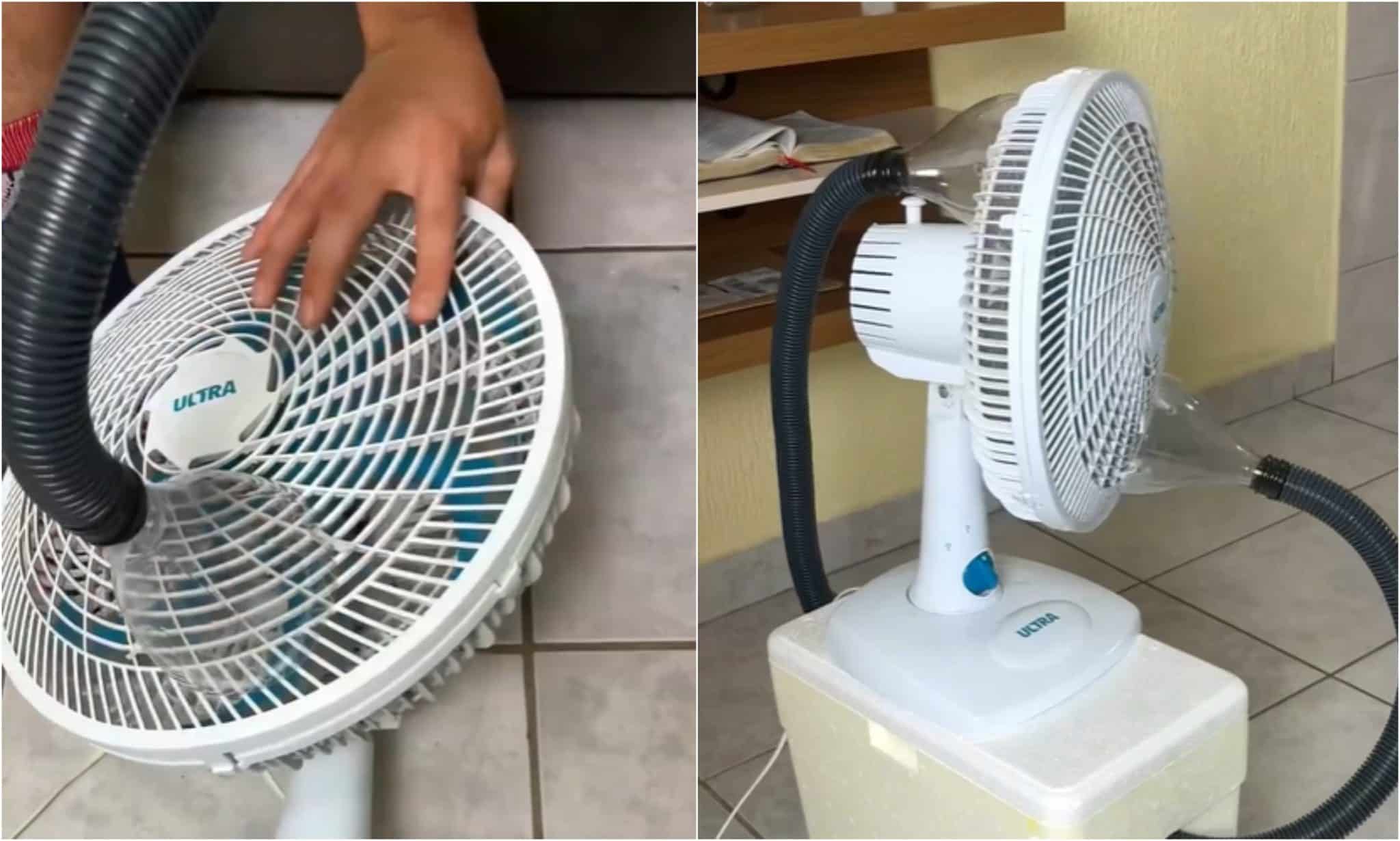 Aprenda a hacer un aire acondicionado casero para estos días de verano