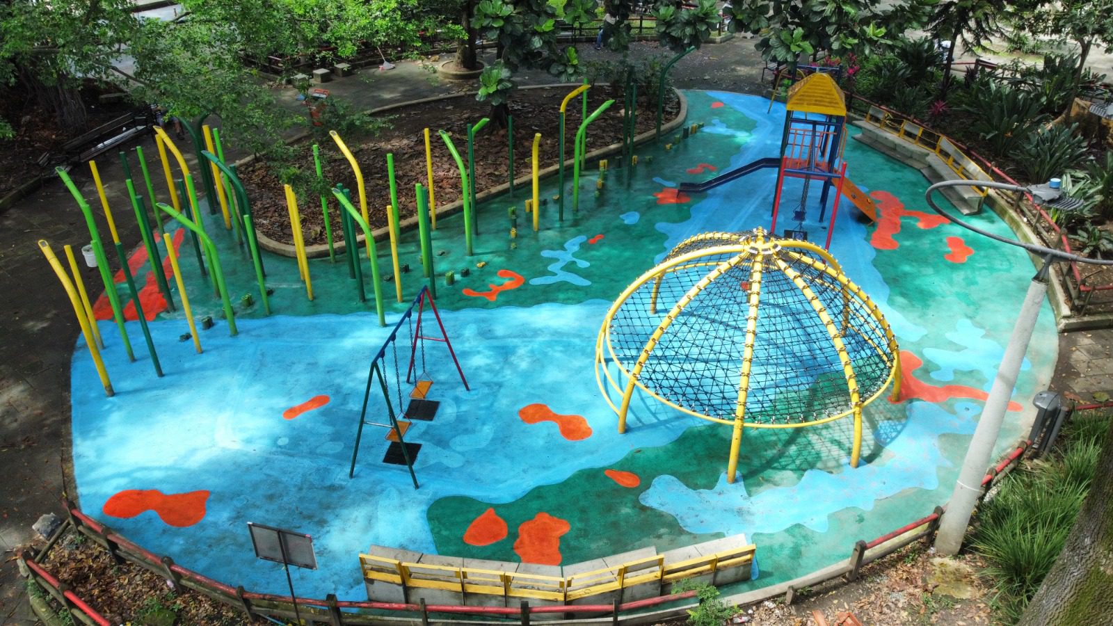 Así avanza la intervención de los parques en las comunas y corregimientos de Medellín