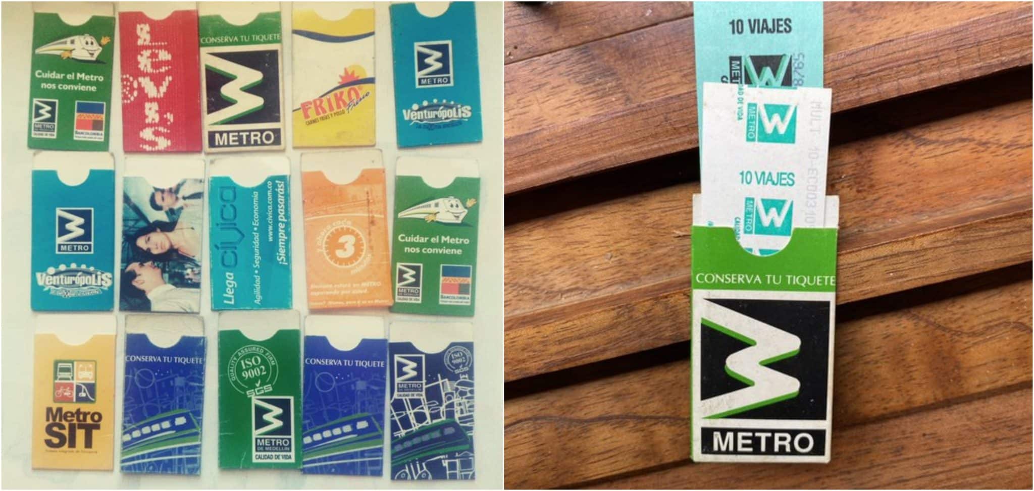 Así fue el tiquete inaugural para montar en el Metro de Medellín