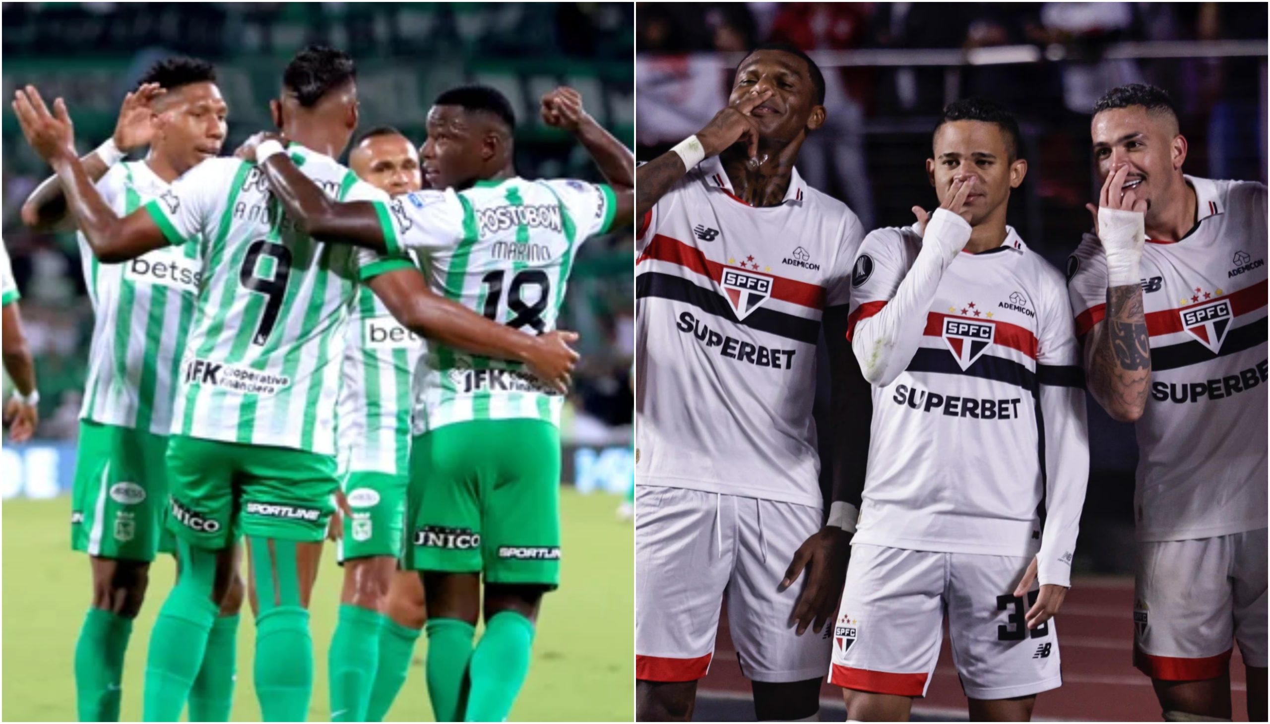 Así quedaría el partido entre Atlético Nacional y São Paulo en Libertadores, según la IA