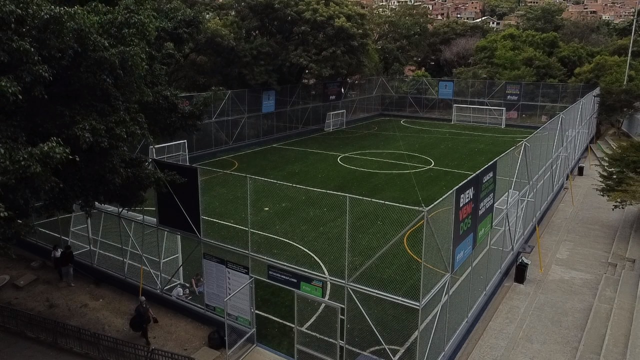 Así quedó la renovada cancha de Miraflores en Buenos Aires