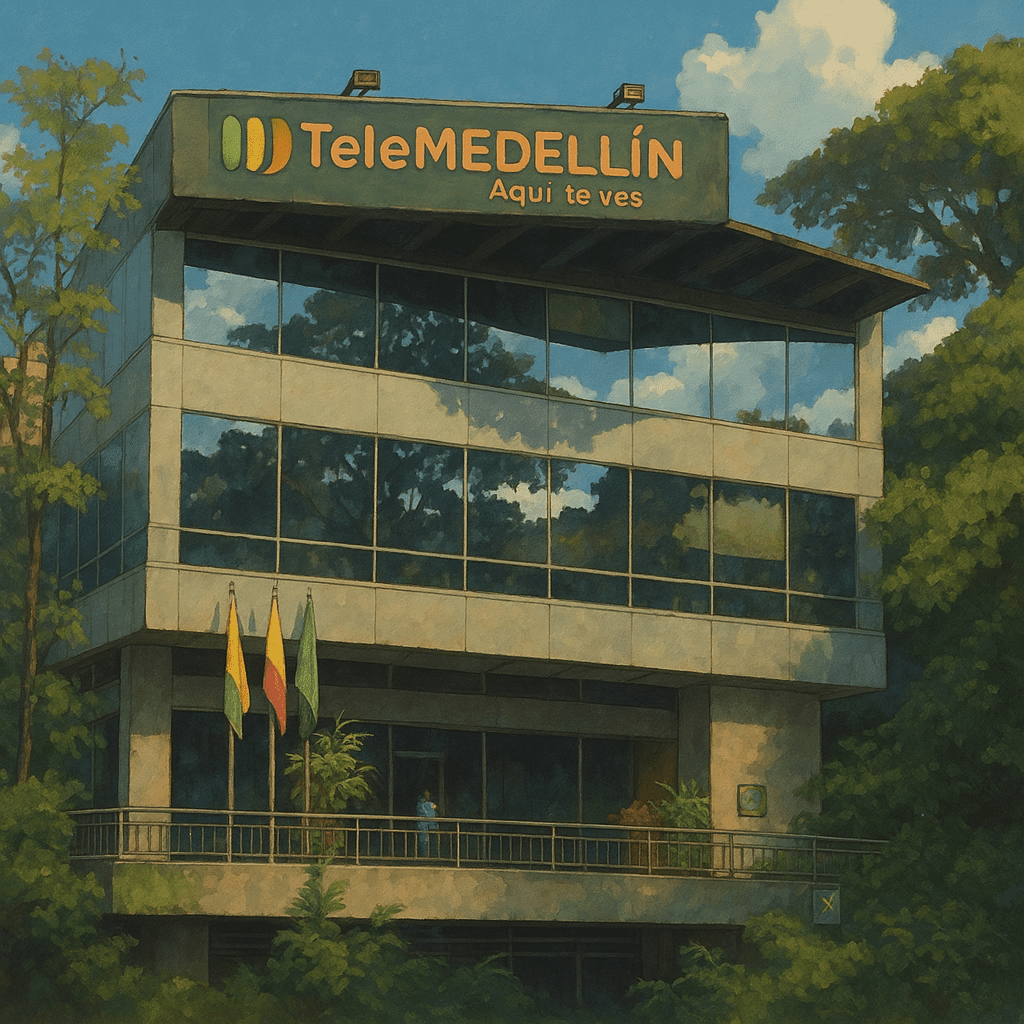 Así se ven algunos lugares de Medellín con animación Ghibli