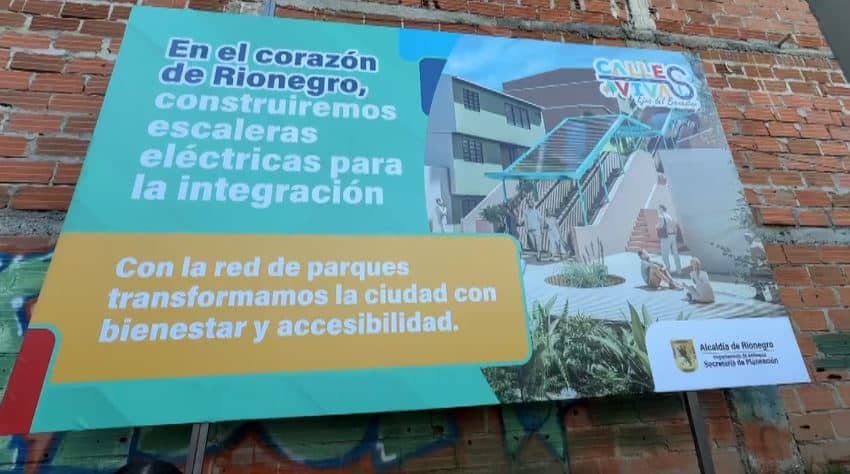 Así serán las primeras escaleras eléctricas en el municipio de Rionegro
