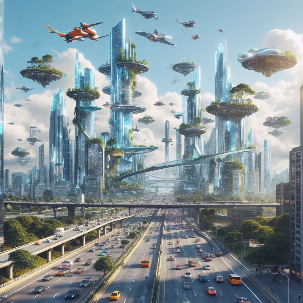 Así sería Medellín en el año 3000 según la inteligencia artificial