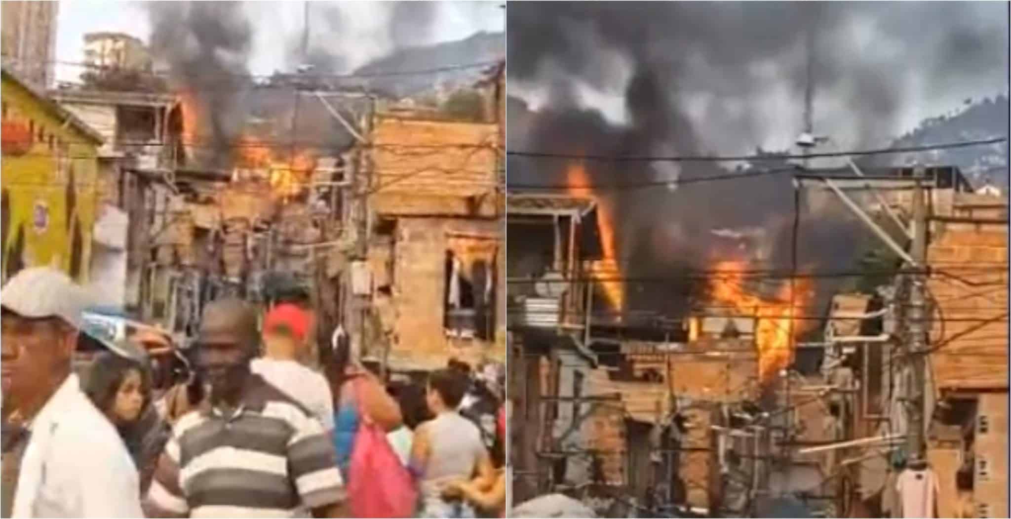 Bomberos controlaron un incendio de gran magnitud en Moravia