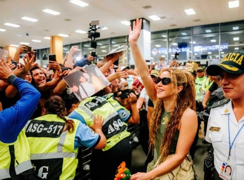 Shakira y Alejandro Sanz juntos en el inicio de la Gira Norteamericana 