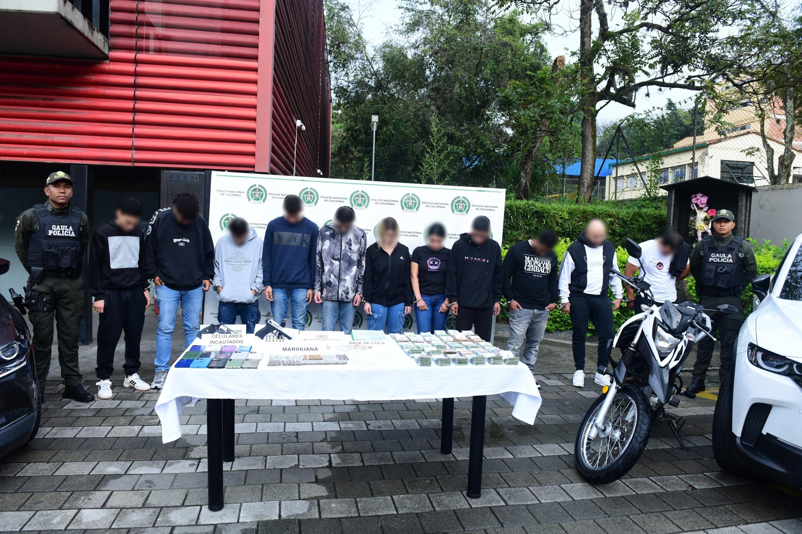 Capturados presuntos integrantes de ‘El Alto’ por extorsión y amenazas