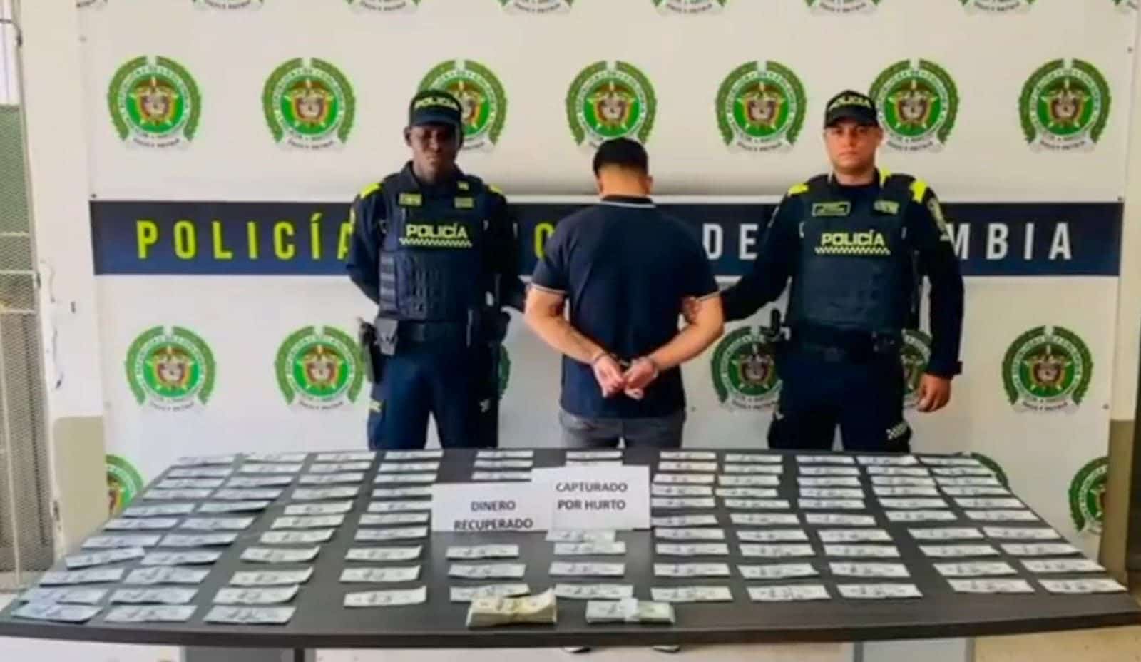 Capturan a hombre señalado de robar 30 mil dólares en una casa de cambio en El Poblado