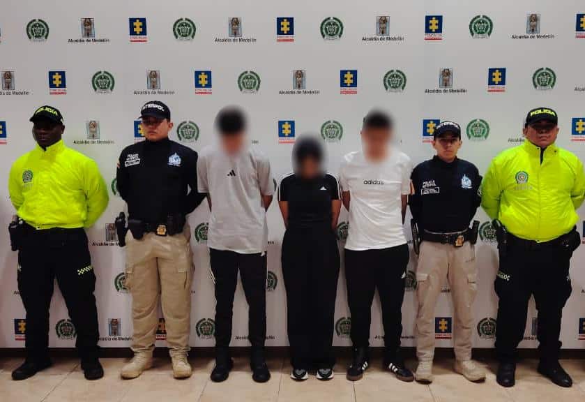 Capturan a miembros de peligrosa banda venezolana ‘Tren del Llano’ en Envigado