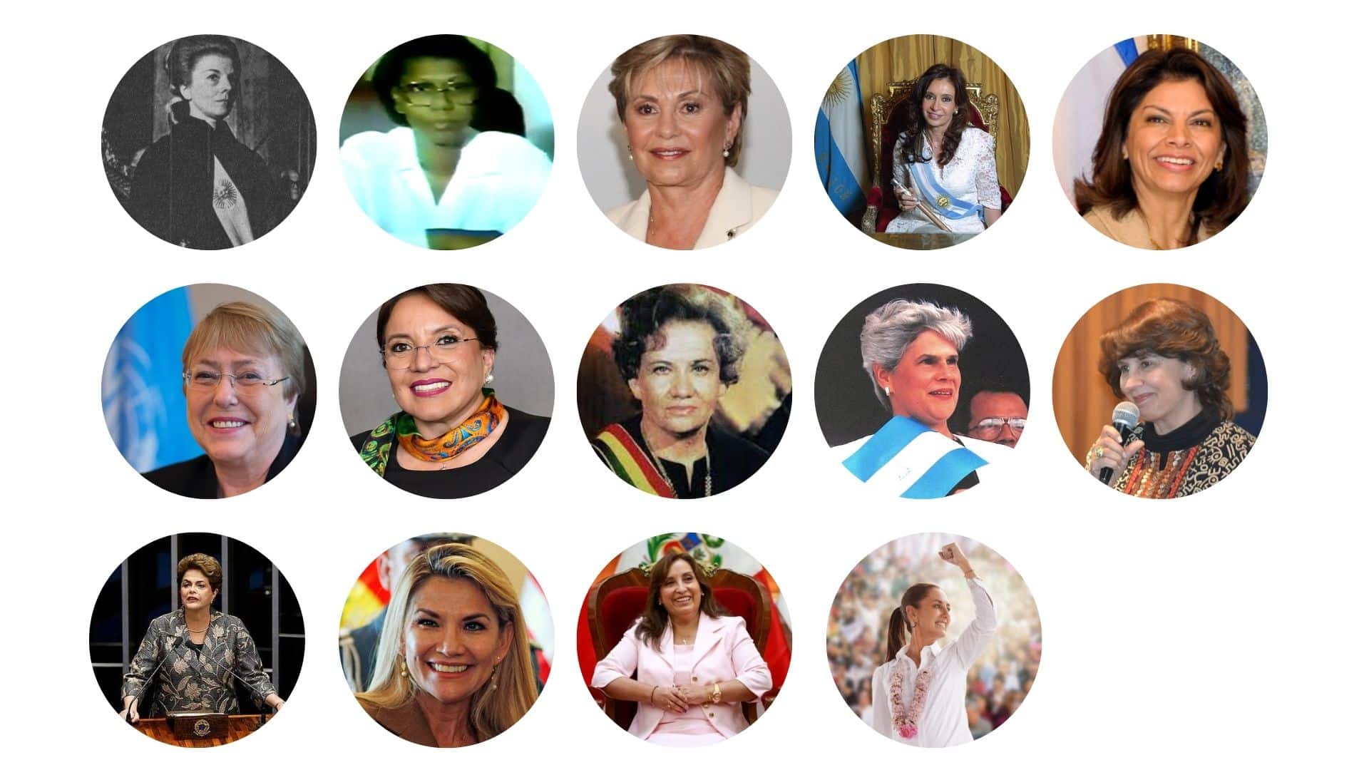 Conozca a las presidentas que ha tenido América Latina antes de Claudia Sheinbaum