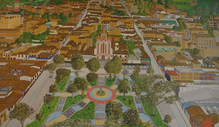 Conozca al artista que pinta los pueblos de Antioquia en sus obras