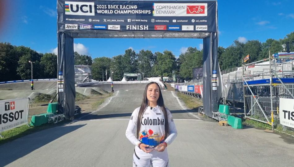 Deportista de Bello es campeona del campeonato mundial de BMX en la categoría de 16 años
