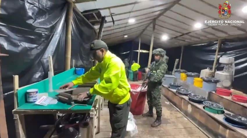 Desmantelan un laboratorio con más de 2.500 kilos de cocaína en El Peñol