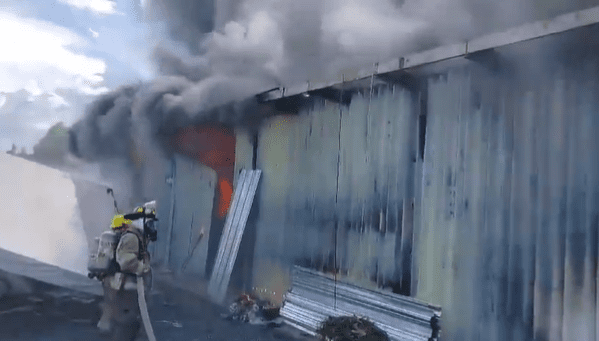 Emergencia en Guarne por fuerte incendio