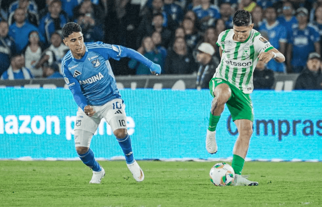 Empate amargo en el clásico colombiano Millonarios y Nacional repartieron puntos