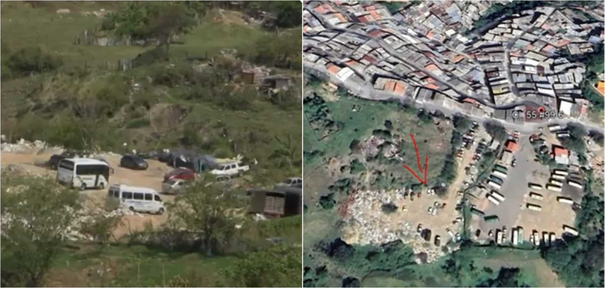 En Calasanz denuncian la invasión de una zona verde para botar escombros y parquear carros