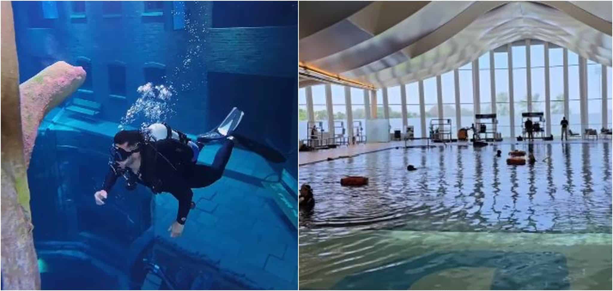 Esta es la piscina más profunda del mundo y tiene una ciudad submarina