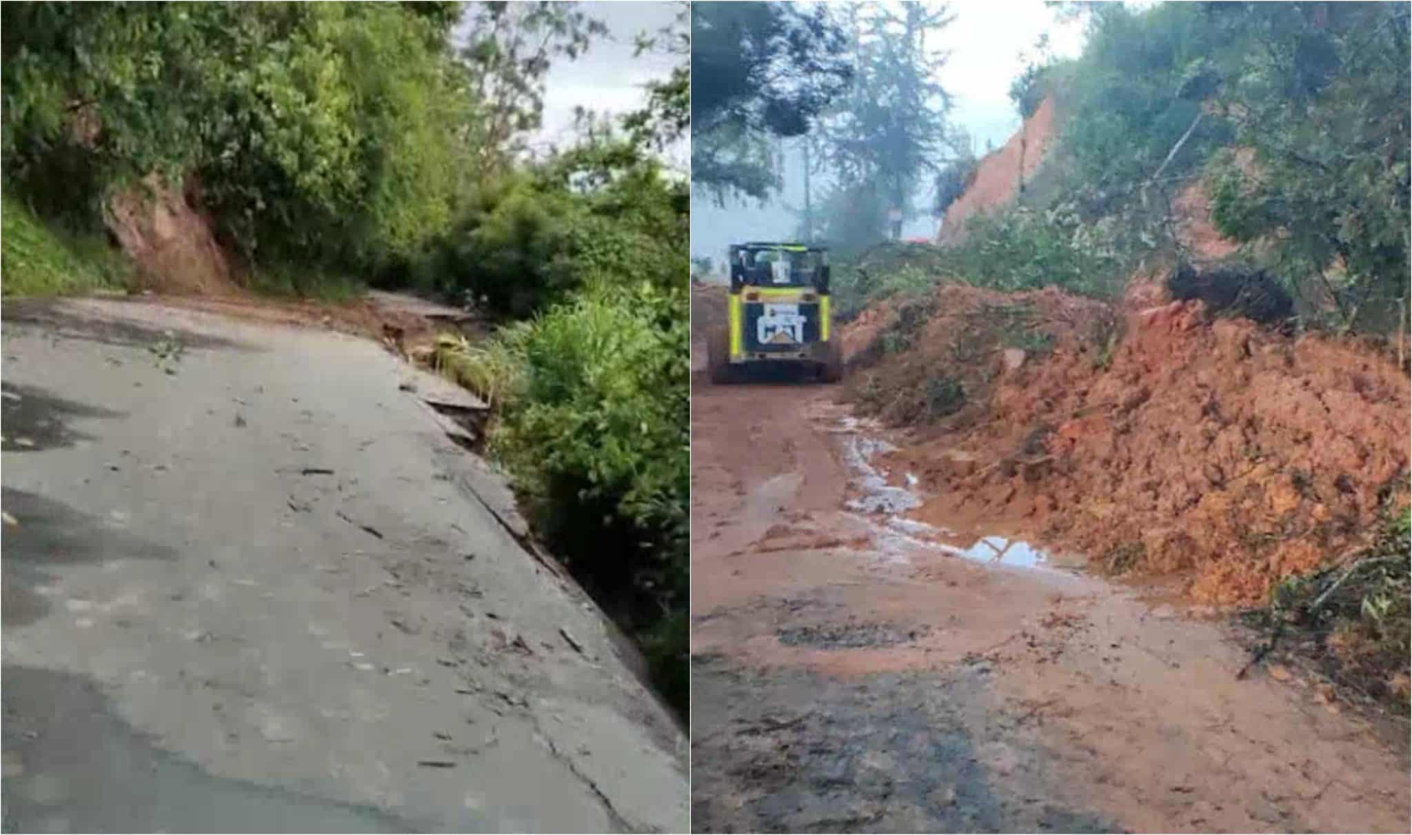Estas son las vías de Antioquia afectadas y cerradas por el invierno