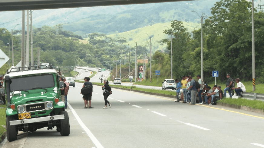 Este es el horario en que habilitan paso provisional al Nordeste de Antioquia por paro minero