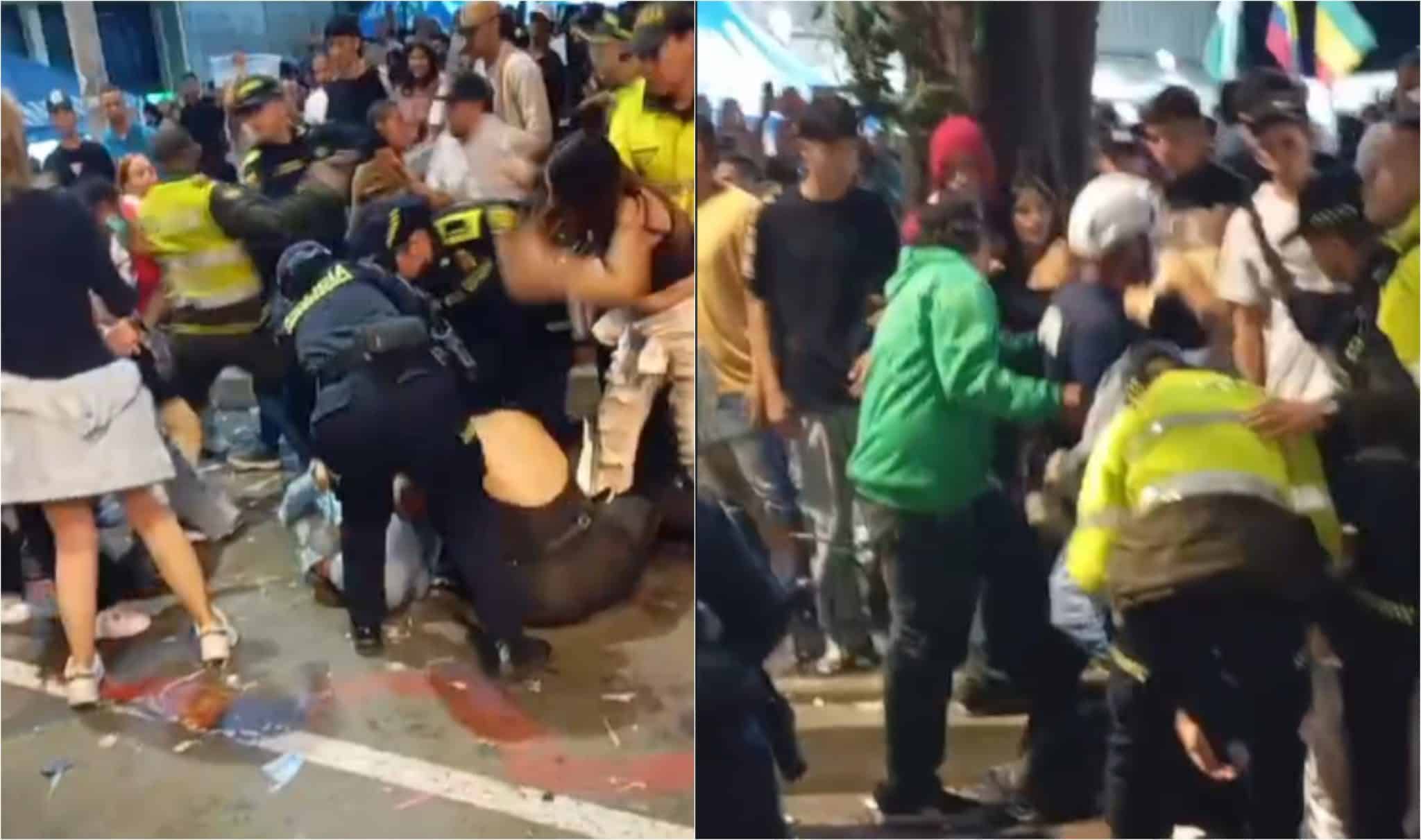 Fiestas del Aguacero en Caldas empañadas por batalla campal