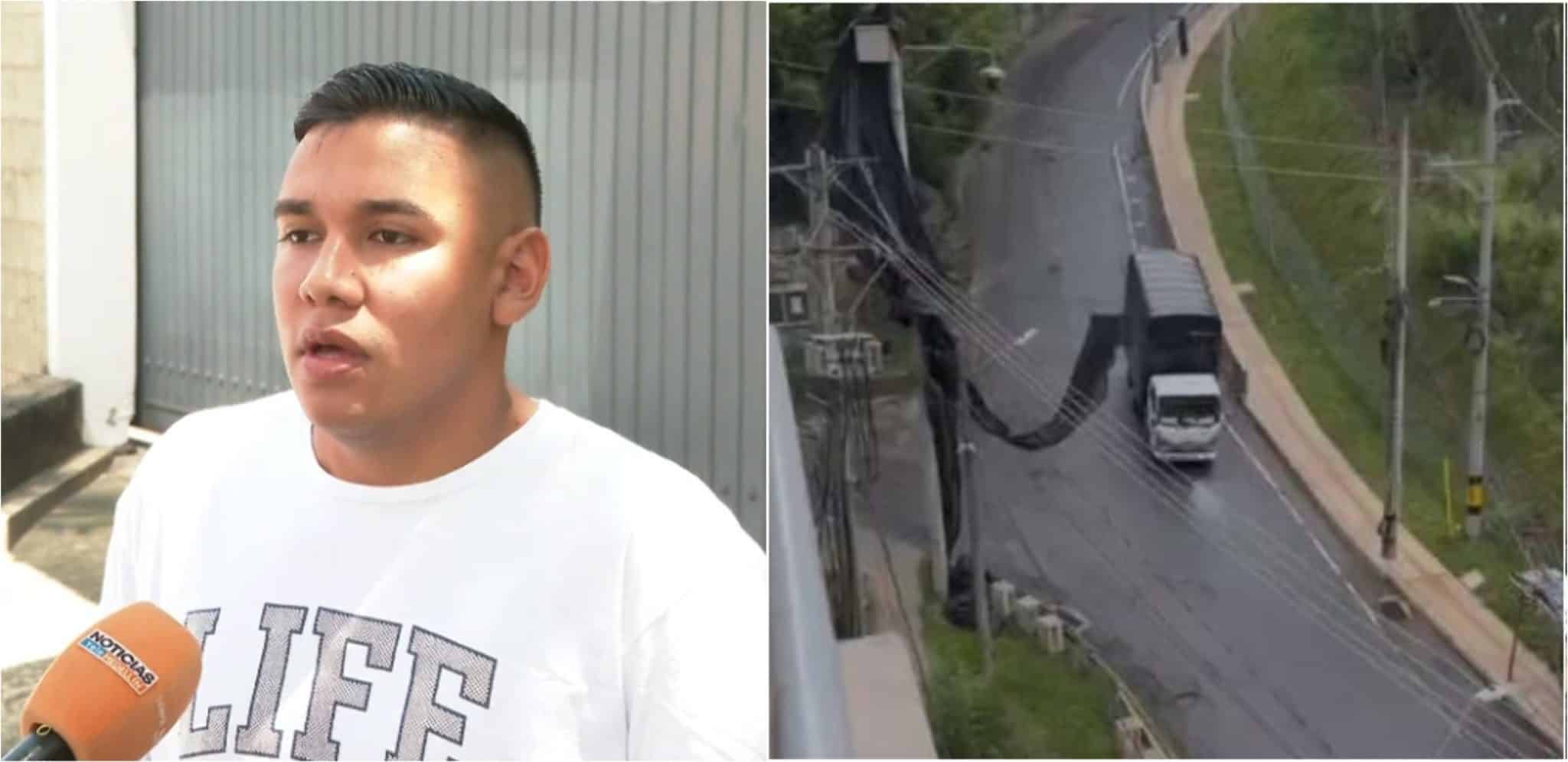 Habló el conductor que volcó su vehículo en la loma San José para evitar un accidente mayor