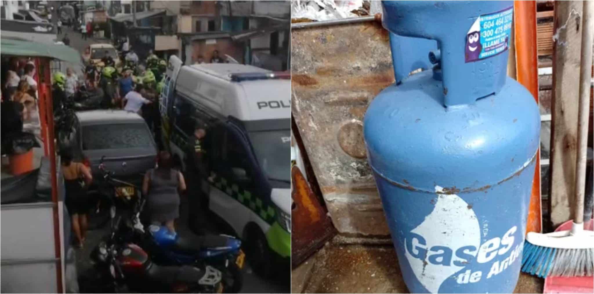 Hombre amenazó a su familia con explotar una pipeta de gas