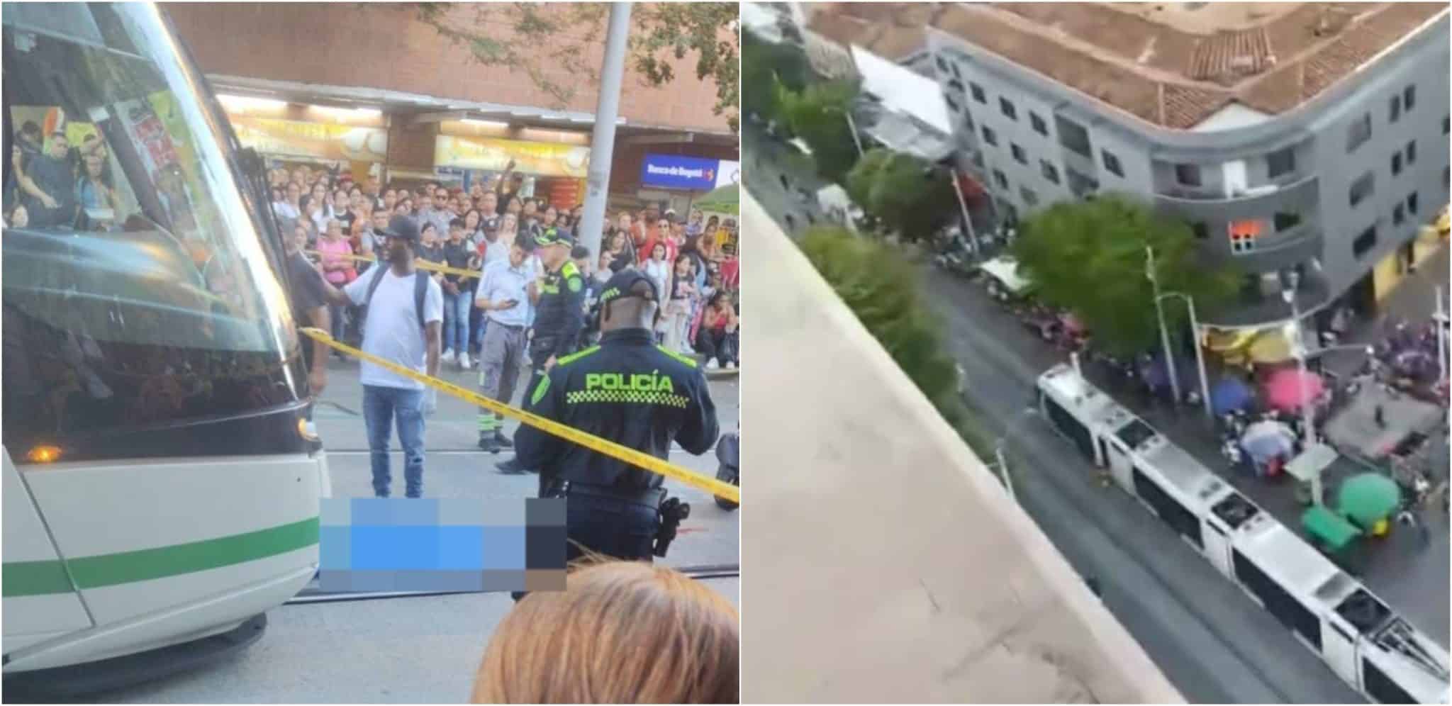 Hombre falleció atropellado tras incidente con el tranvía del Metro