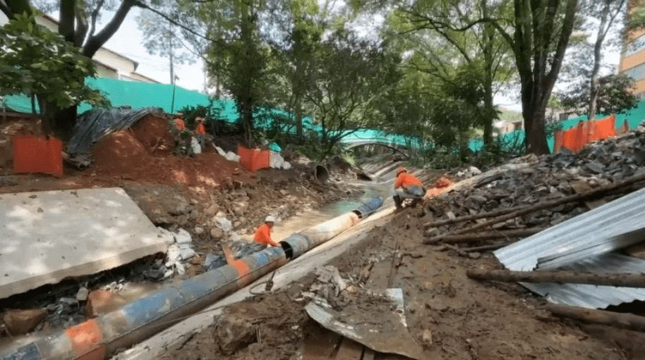 Intervienen más de 70 mil metros cuadrados en quebradas para evitar emergencias