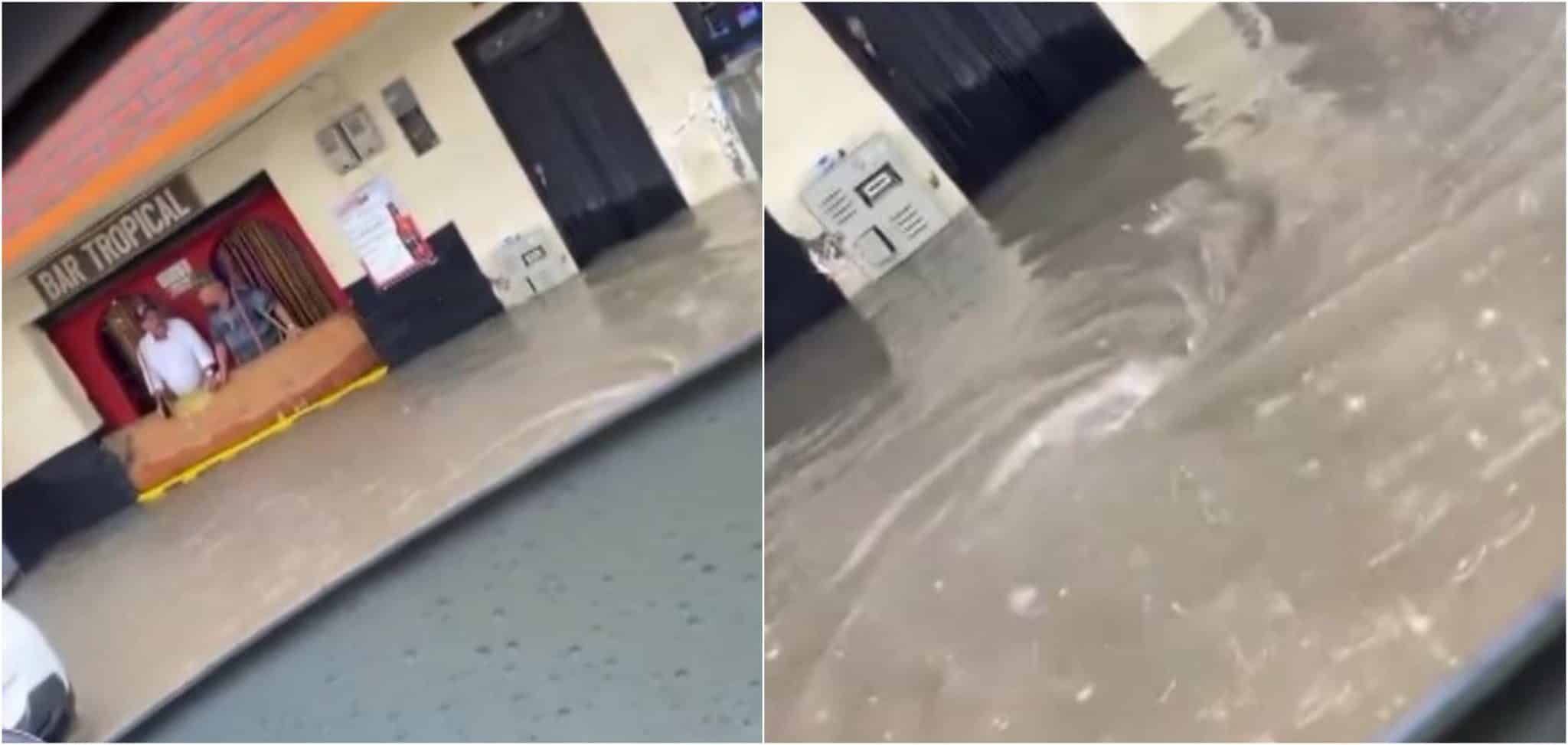 Inundaciones en Rionegro por las fuertes lluvias, durante la tarde del viernes, 2 de mayo