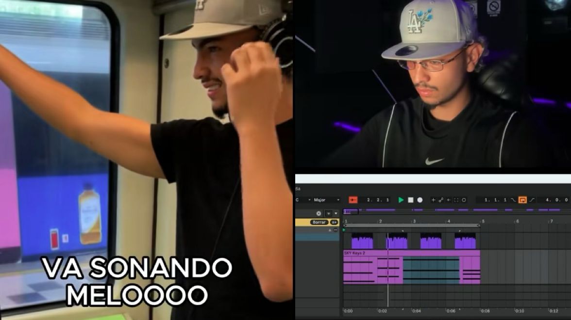 Josephh, un joven DJ de Medellín, se volvió viral en TikTok tras crear un beat con sonidos reales del Metro de Medellín.