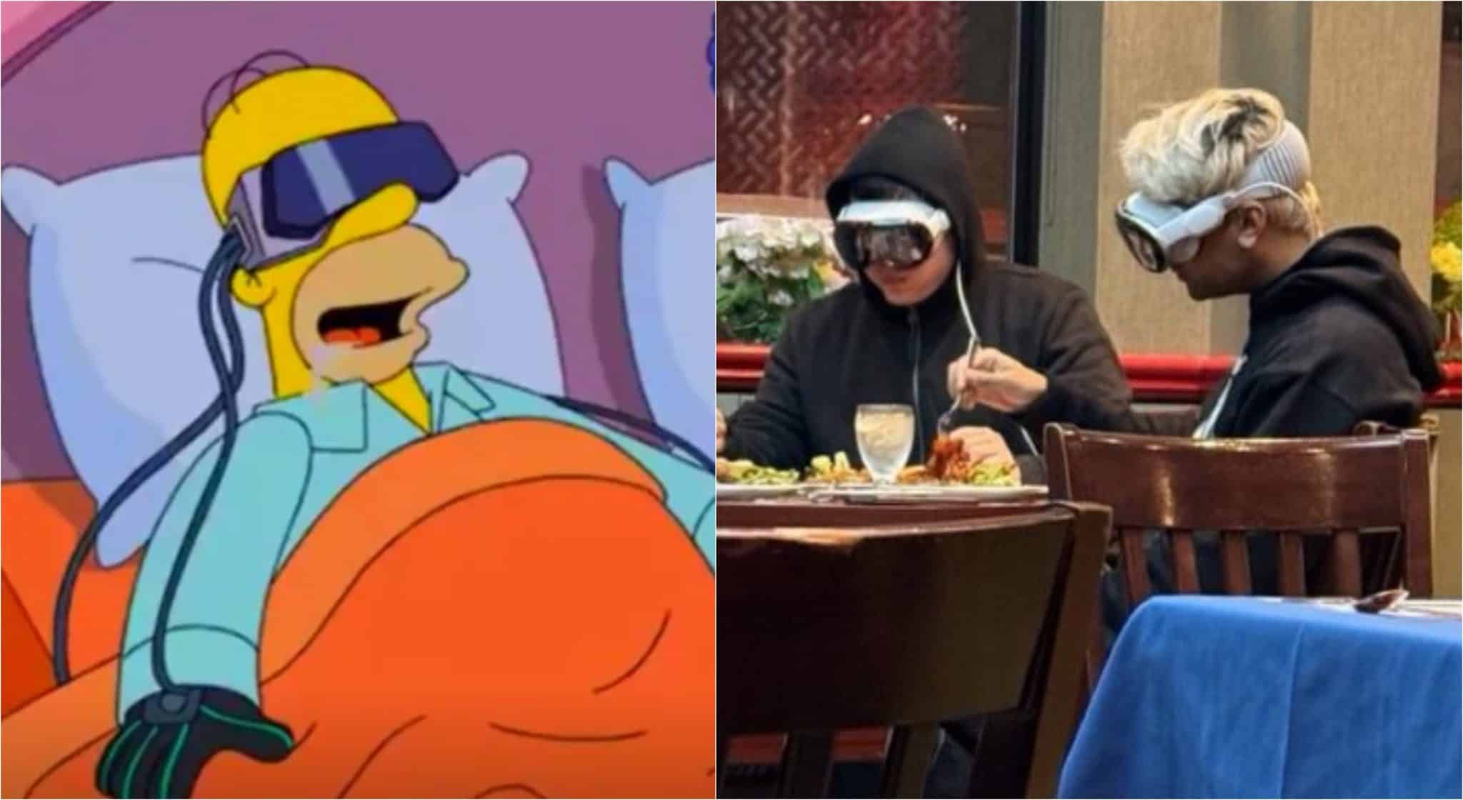 Los Simpson predijeron la llegada de los gafas de realidad virtual de Apple