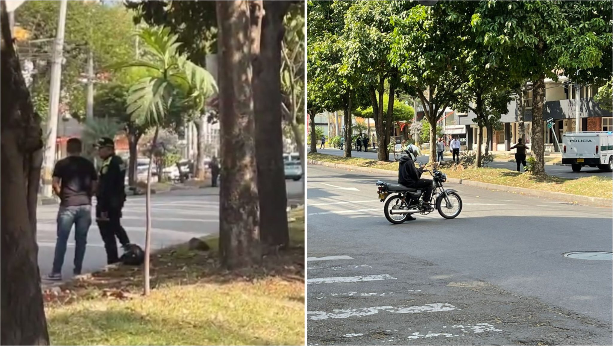 Maleta con pólvora negra causó temor entre los habitantes y comerciantes de Laureles