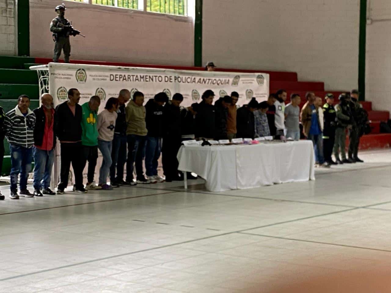 Megaoperativo de la Policía en dos municipios de Antioquia deja más de 20 capturas
