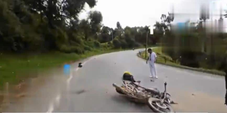 Motociclista en estado crítico por imprudencia de ambulancia de hospital de Girardota