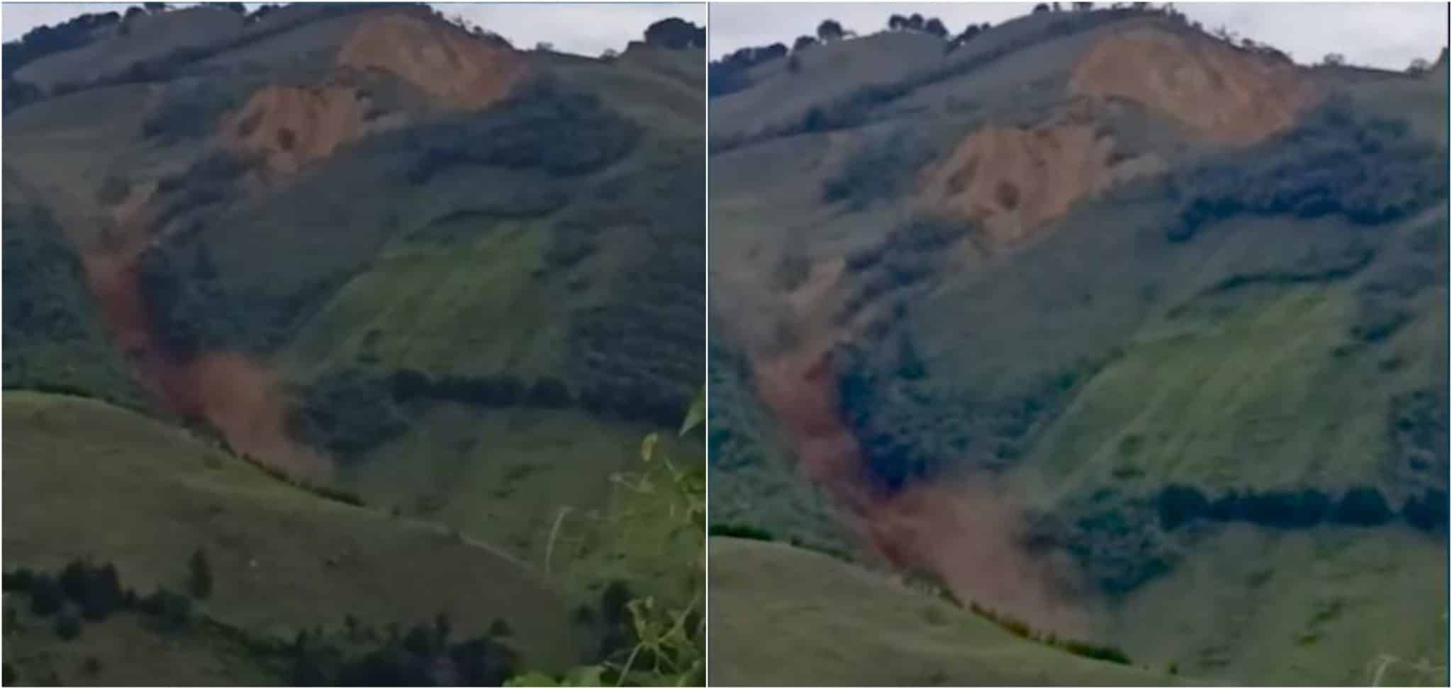 Movimiento en masa dejó sin agua a 1.700 familias en Ebéjico