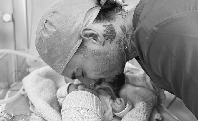 Nació París, la hija de Maluma