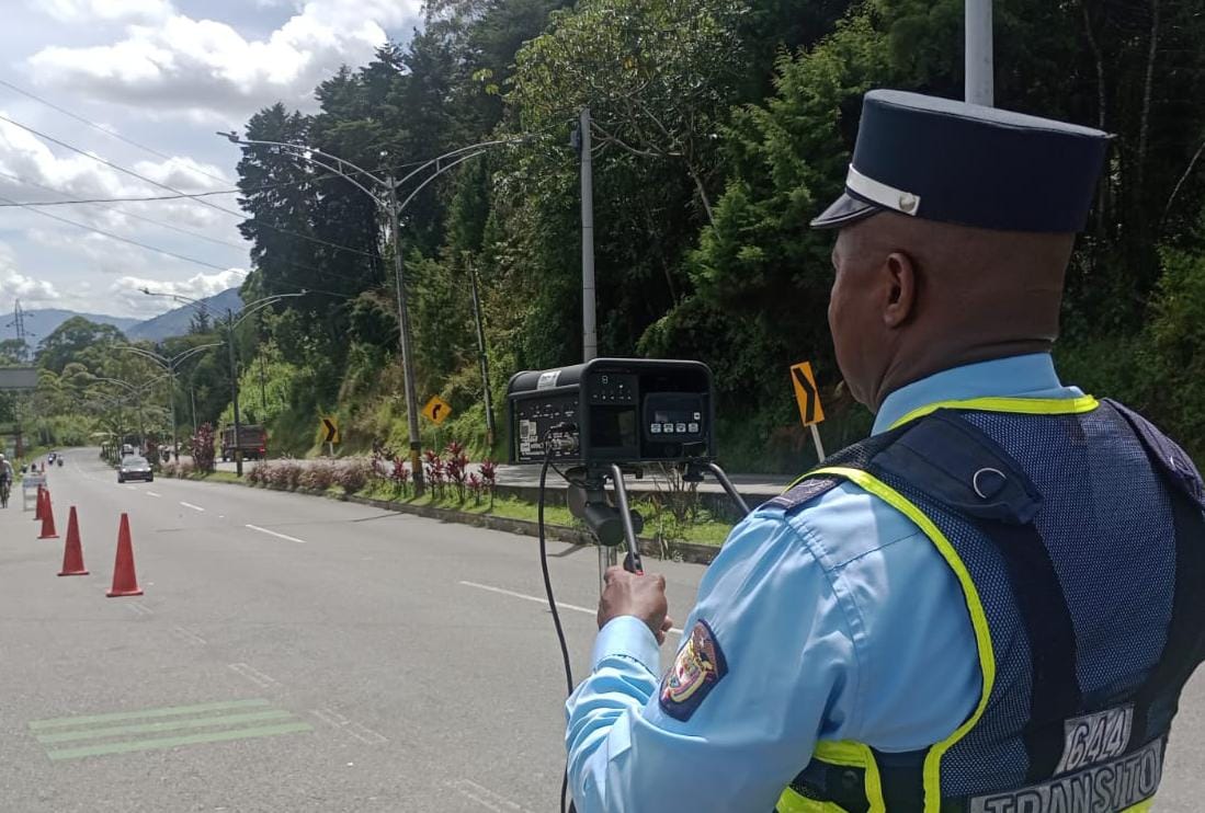 Operativos en Las Palmas logran reducción de lesionados por siniestros viales en Medellín
