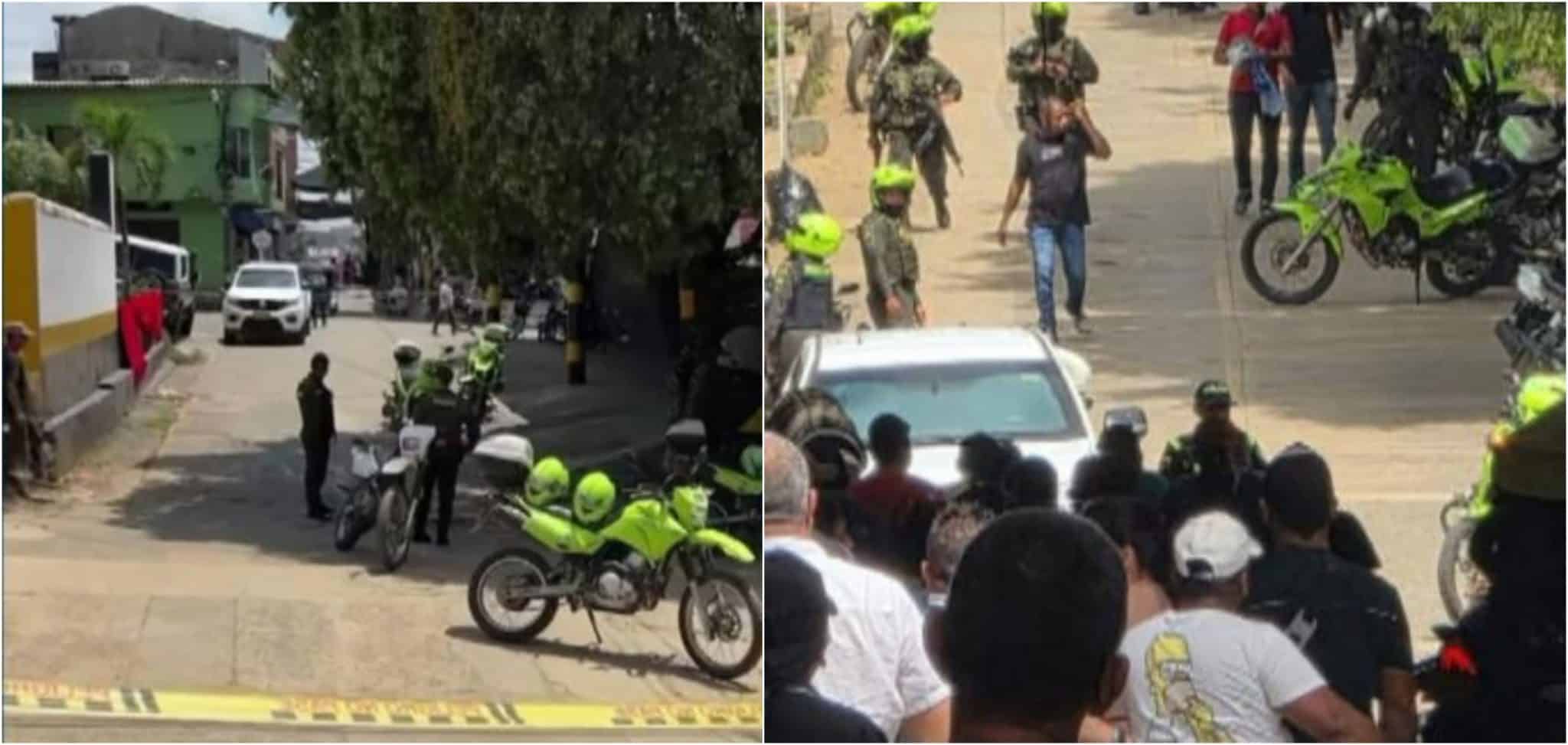 Otra patrulla de la Policía fue atacada por 2 hombres en moto en Caucasia