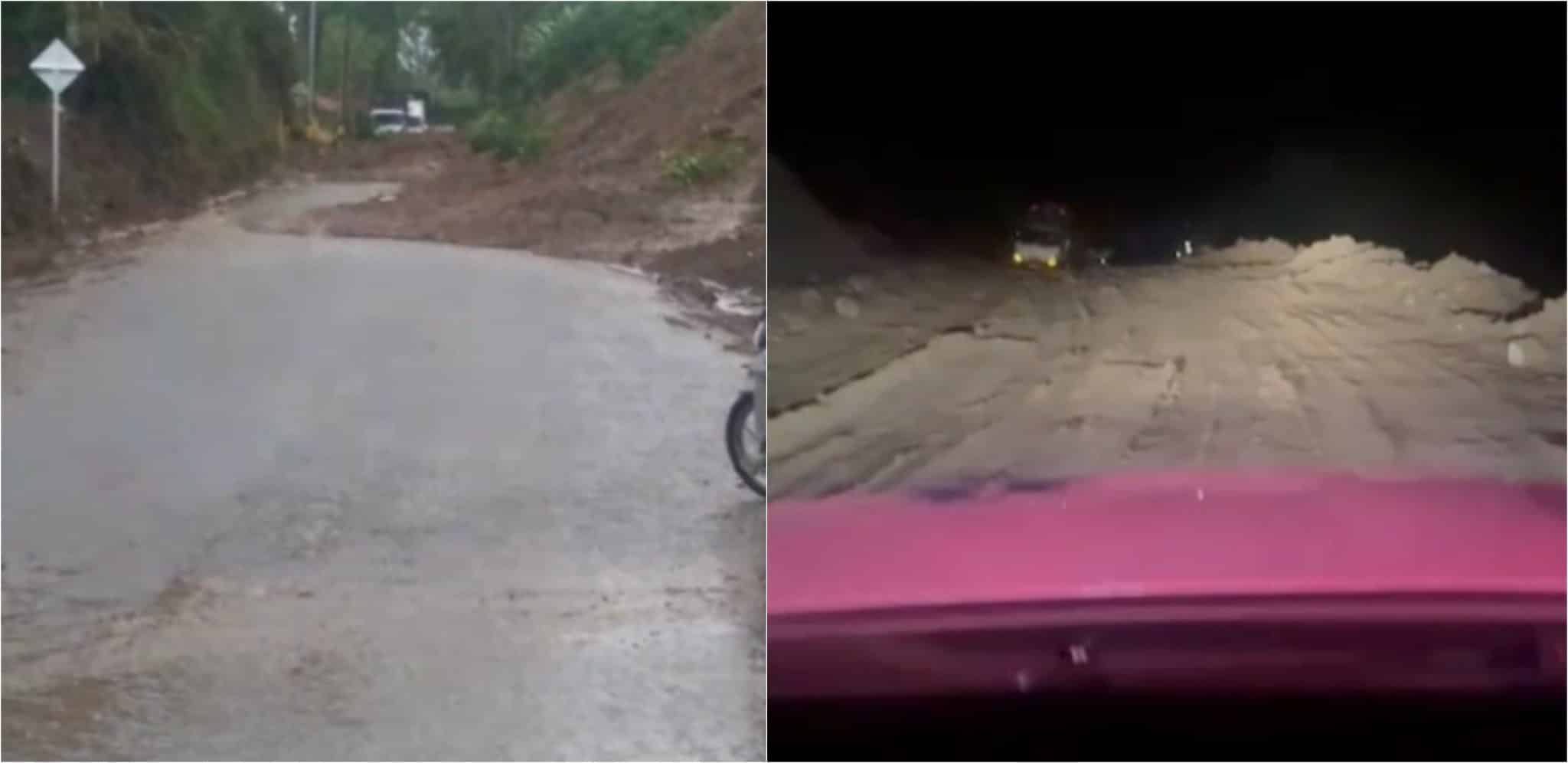 Pilas si va a salir: estas son las principales vías afectadas por el invierno en el departamento