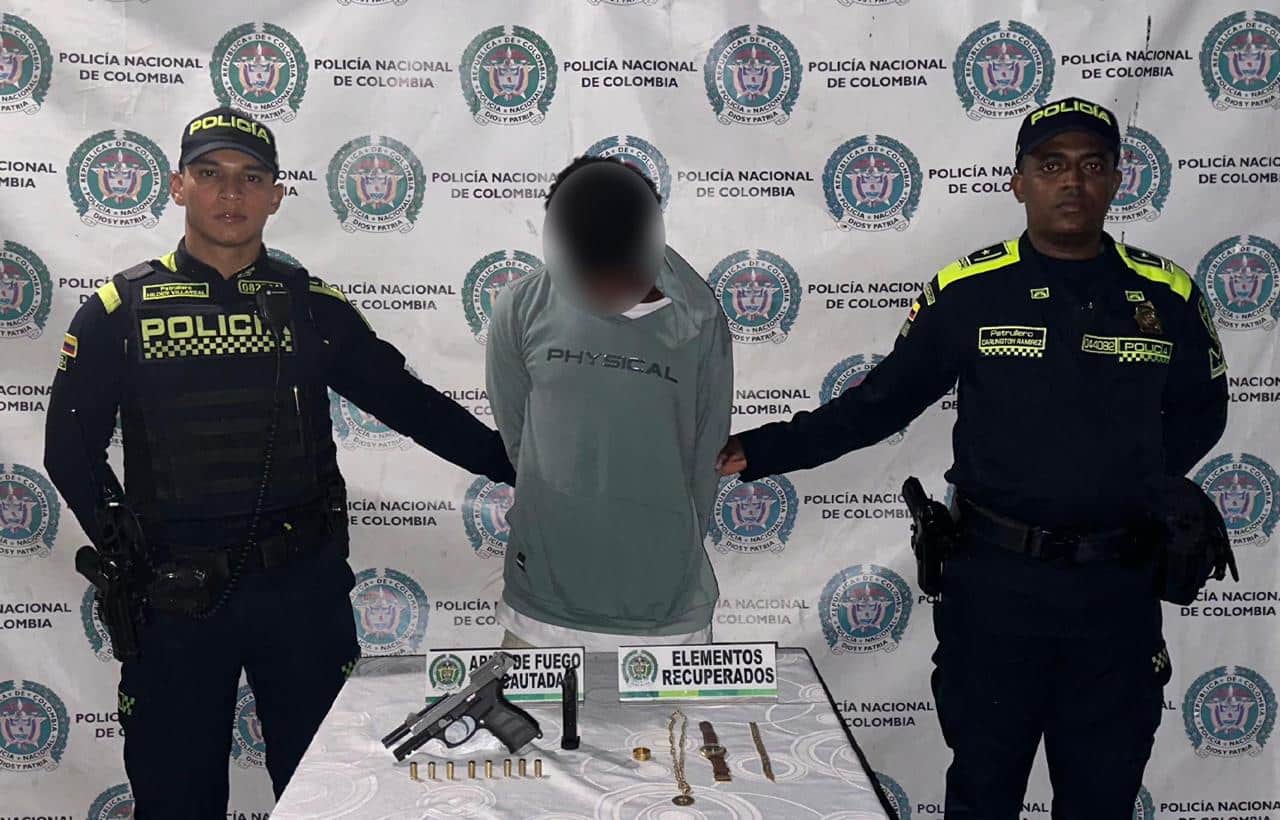Policía persiguió y capturó a hombre por robo a un extranjero en El Poblado