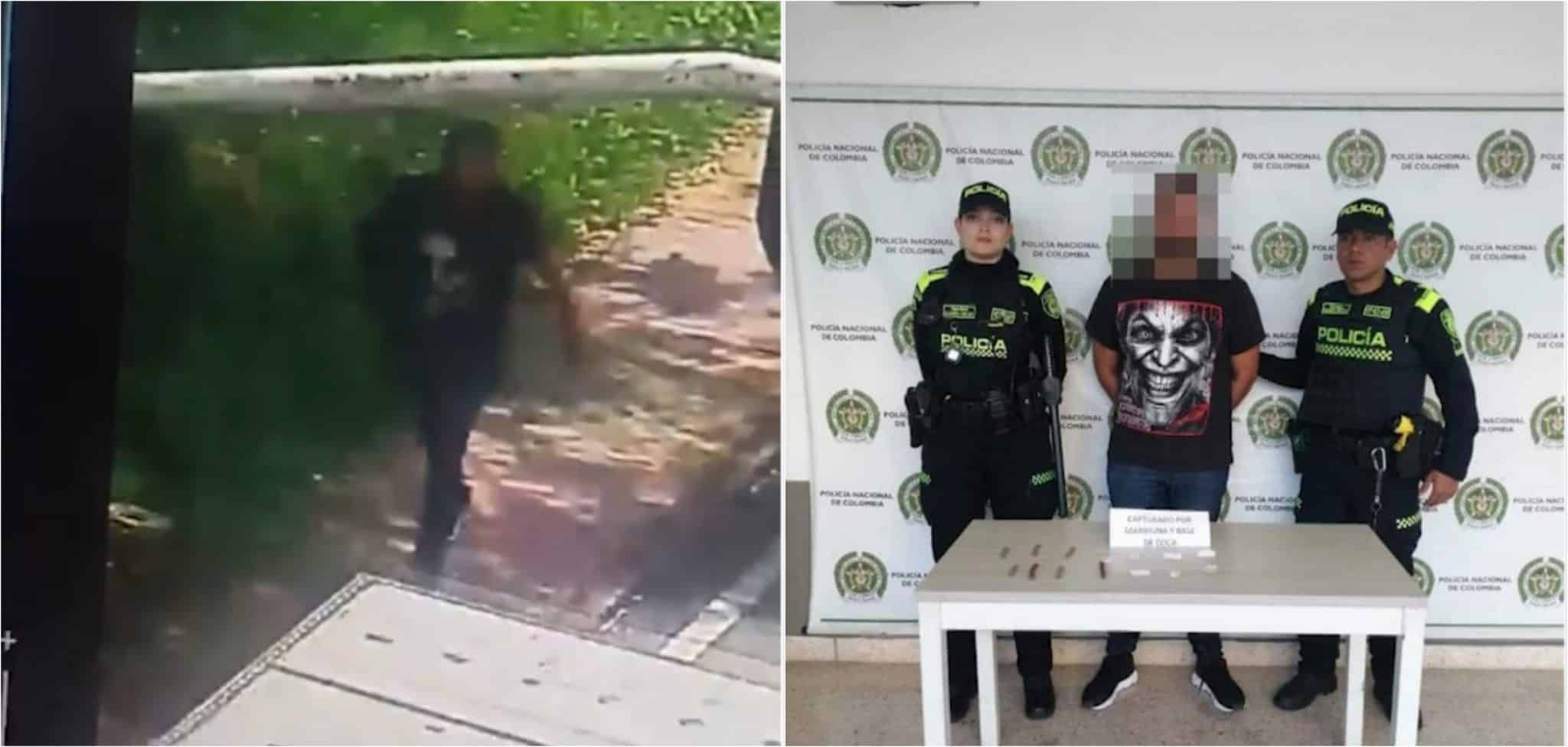 Por una cámara de seguridad fue capturado el presunto homicida de sus padres